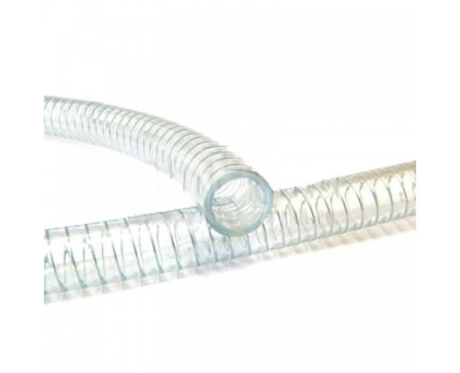 Шланг PVC прозрачный с металлической спиралью 25 мм Piusi