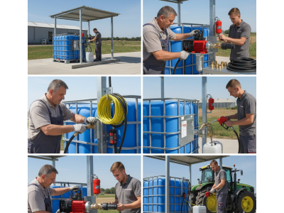 Монтаж міні-АЗС власноруч: покрокова інструкція для аграріїв та бізнесу